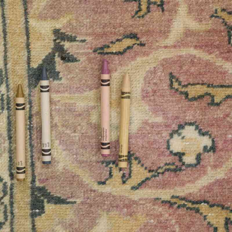 Alfombra Vintage Turca Anudada a Mano - 197 cm x 293 cm - K0066818