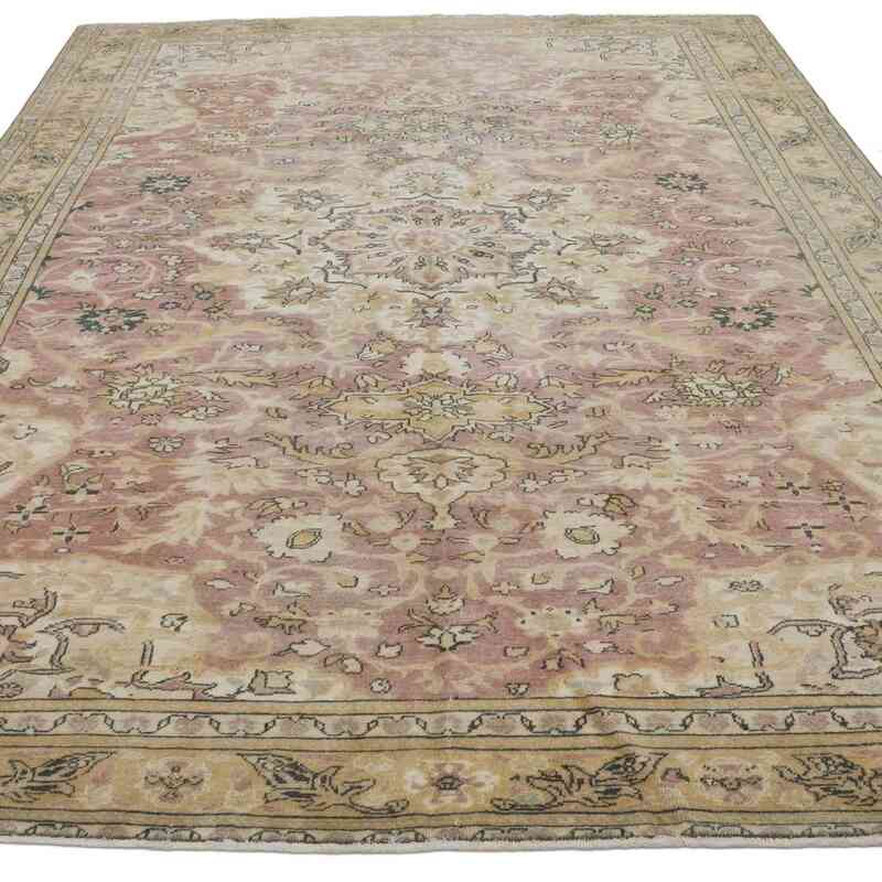 Alfombra Vintage Turca Anudada a Mano - 197 cm x 293 cm - K0066818