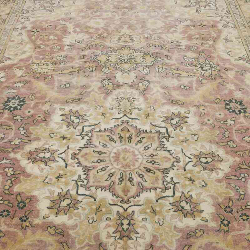 Alfombra Vintage Turca Anudada a Mano - 197 cm x 293 cm - K0066818