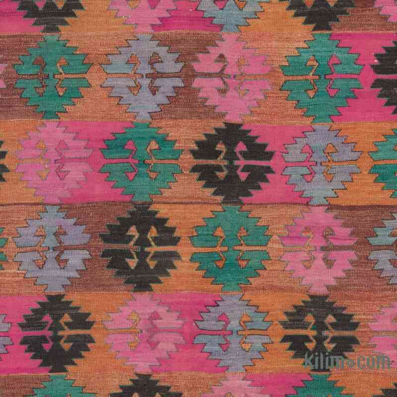 Vintage Manisa Kilim Rug - 6' 6" x 10' 4" (78" x 124") - K0066843