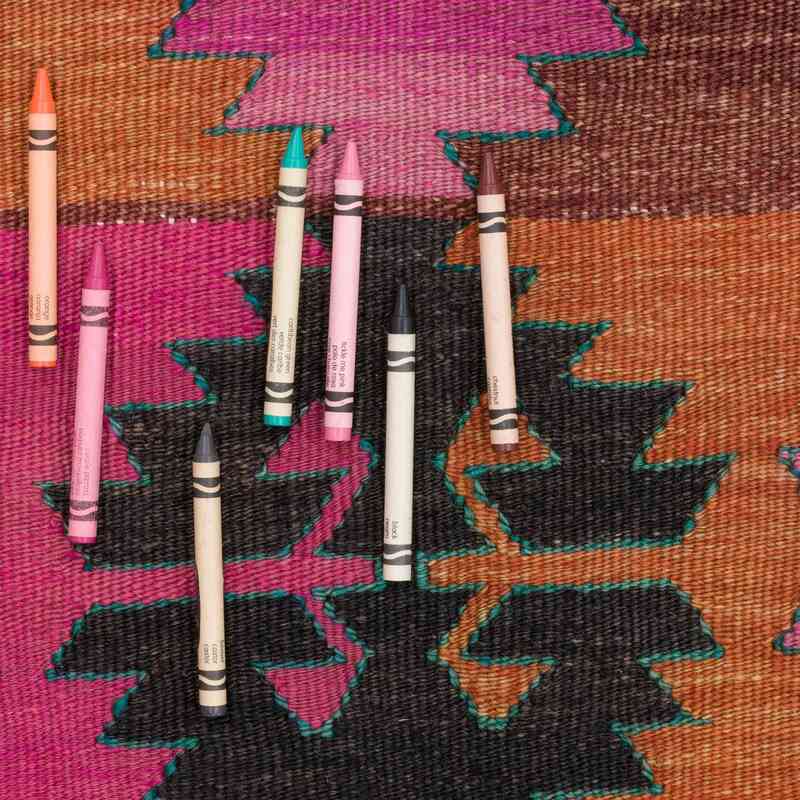 Vintage Manisa Kilim Rug - 6' 6" x 10' 4" (78" x 124") - K0066843