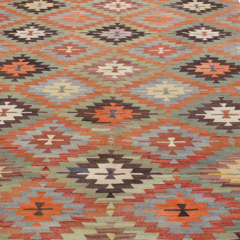 Vintage Denizli Kilim Rug - 5' 6" x 10'  (66" x 120") - K0066859