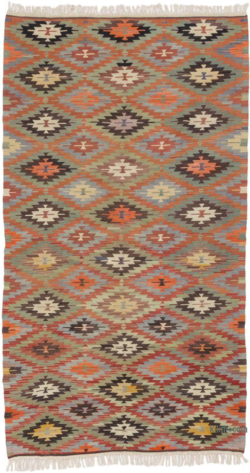 Vintage Denizli Kilim Rug - 5' 6" x 10'  (66" x 120") - K0066859
