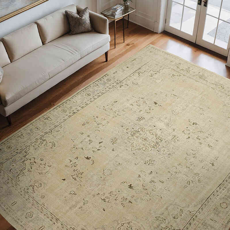 Alfombra Oriental Vintage Anudada a Mano - 283 cm x 324 cm - K0066887