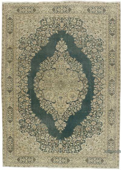 Vintage Hand-Knotted Persian Rug - 6' 8" x 9' 2" (80 in. x 110 in.)