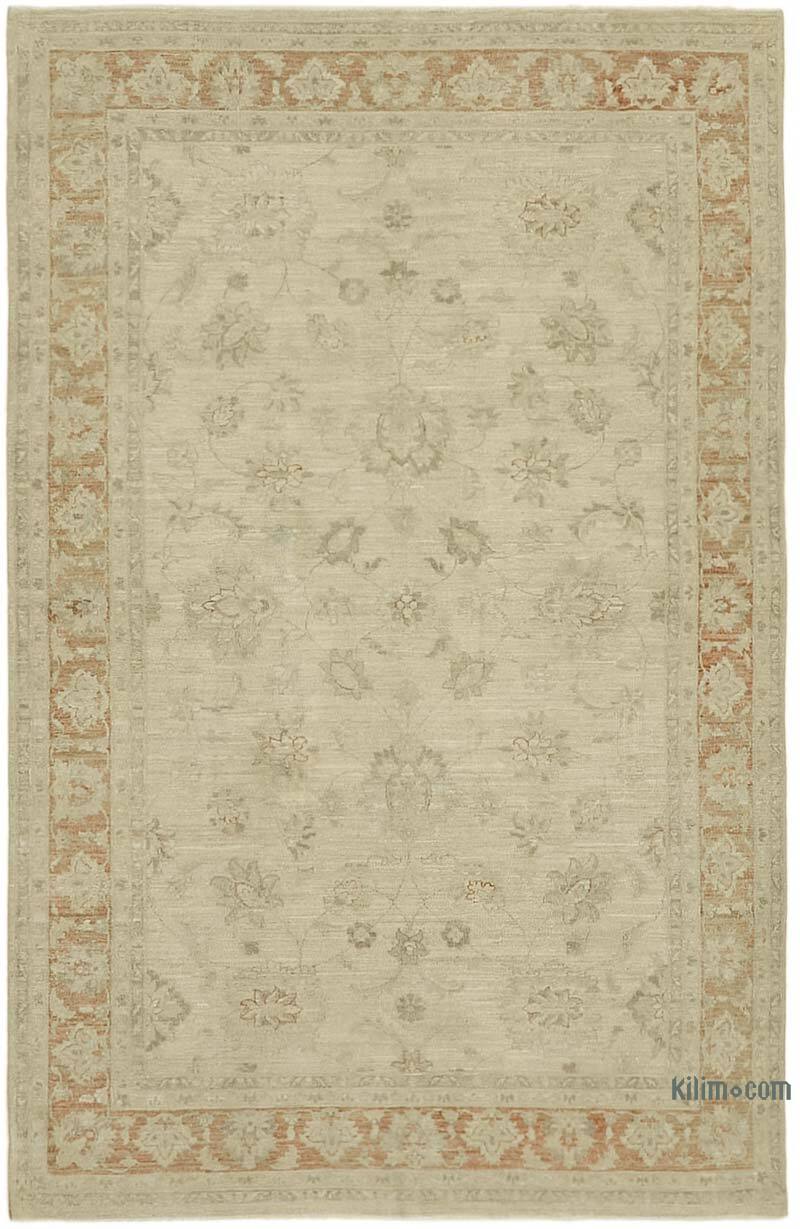 Vintage Hand-Knotted Oriental Rug - 6' 5" x 9' 8" (77" x 116") - K0066907