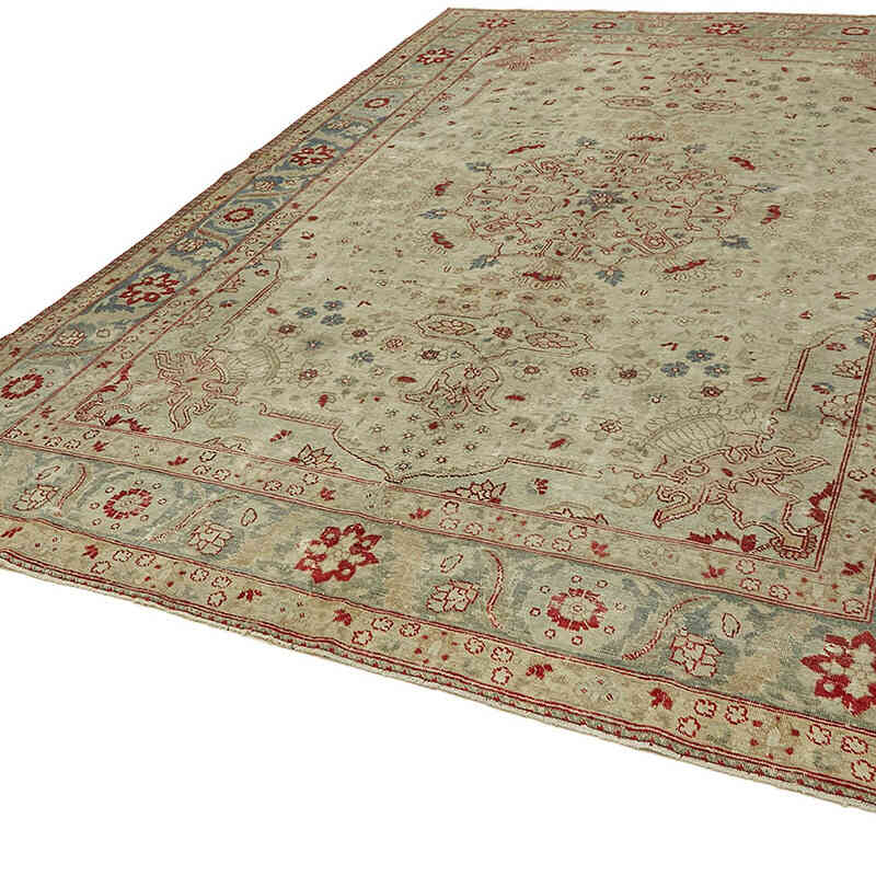 Vintage Hand-Knotted Oriental Rug - 7' 11" x 11' 7" (95" x 139") - K0066915