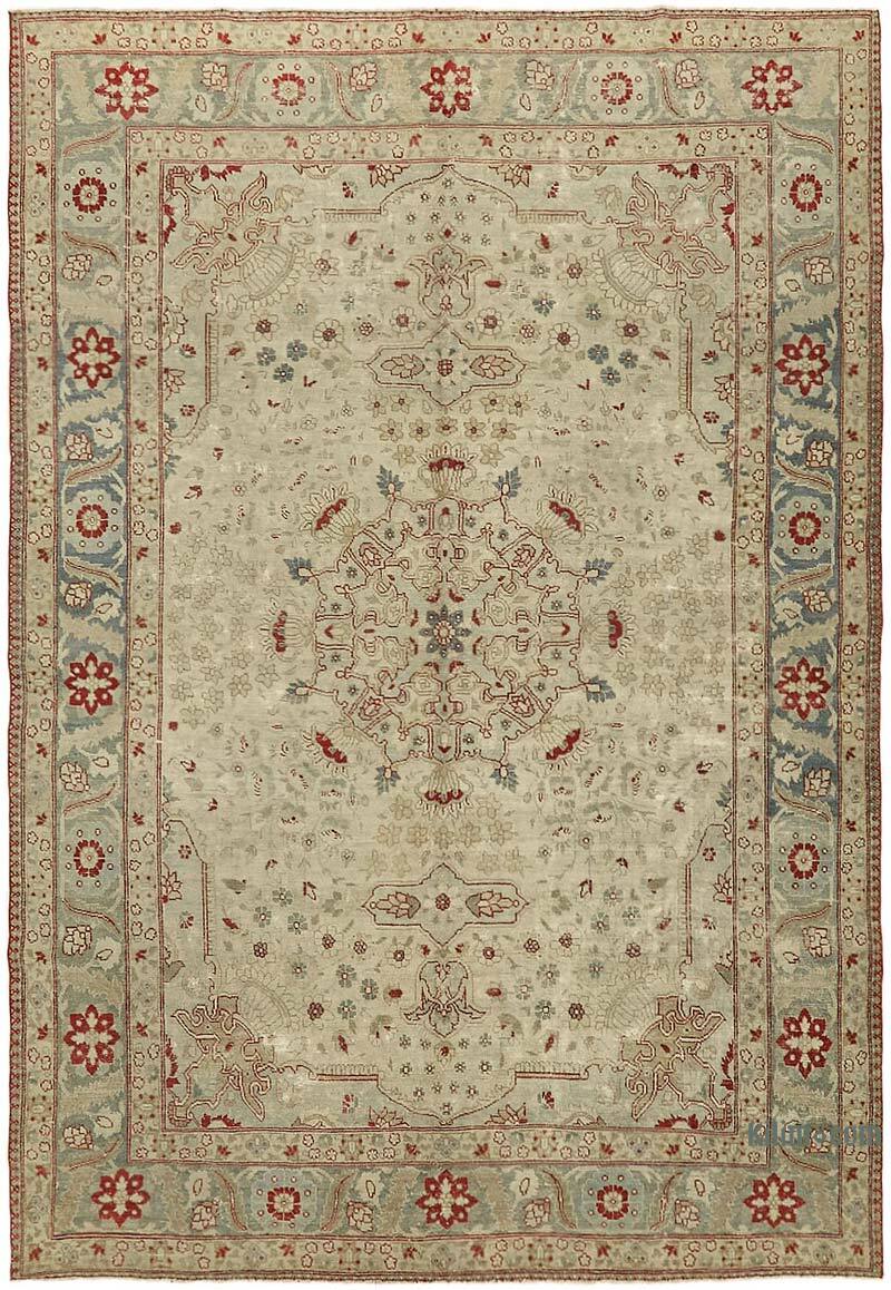 Vintage Hand-Knotted Oriental Rug - 7' 11" x 11' 7" (95" x 139") - K0066915