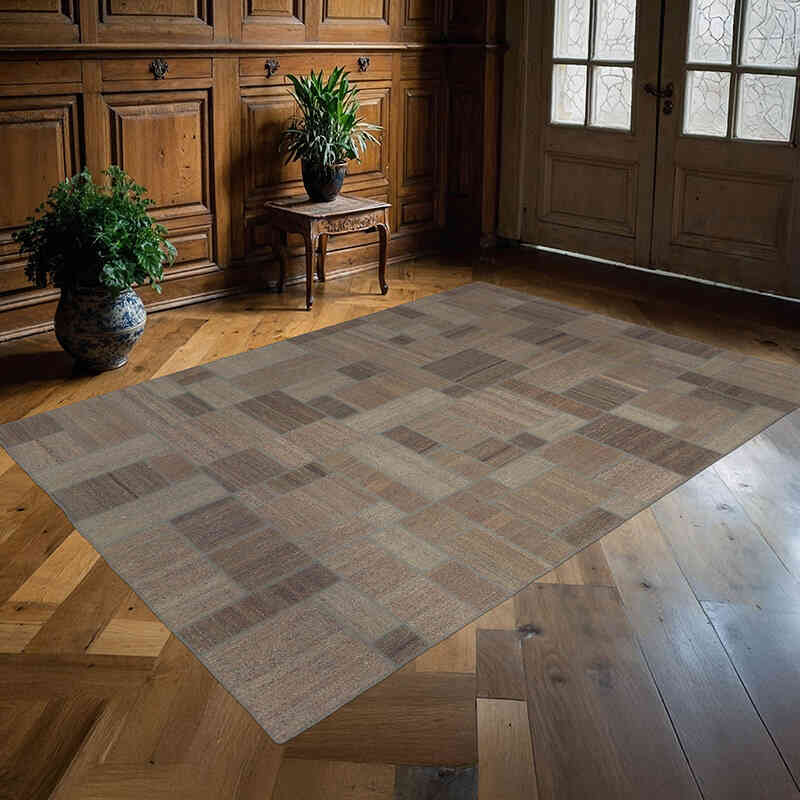 Alfombra Kilim De Retazos - 167 cm x 238 cm - K0066927