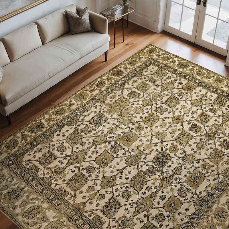 Alfombra Oriental Vintage Anudada a Mano - 270 cm x 320 cm - K0066928