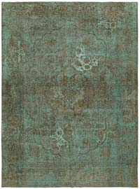 Boyalı El Dokuma Vintage Halı - 250 cm x 332 cm