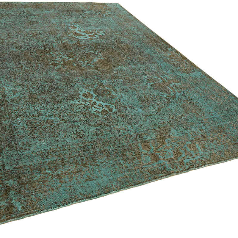 Over-dyed Vintage Hand-Knotted Oriental Rug - 8' 2" x 10' 11" (98" x 131") - K0066929