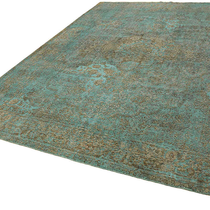 Over-dyed Vintage Hand-Knotted Oriental Rug - 8' 2" x 10' 11" (98" x 131") - K0066929