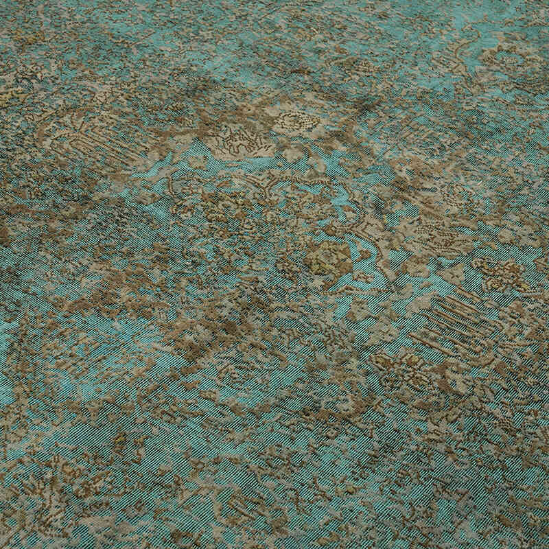 Over-dyed Vintage Hand-Knotted Oriental Rug - 8' 2" x 10' 11" (98" x 131") - K0066929