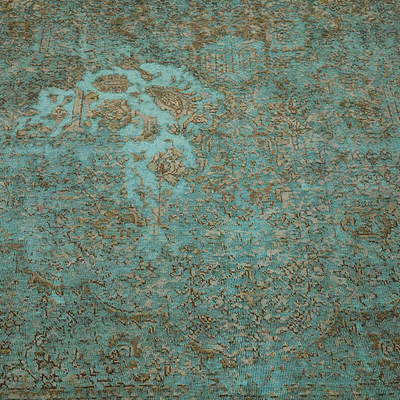 Over-dyed Vintage Hand-Knotted Oriental Rug - 8' 2" x 10' 11" (98" x 131") - K0066929
