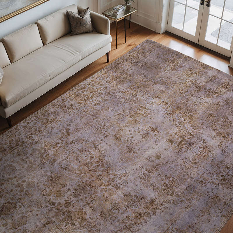 Alfombra Turca Vintage Sobre-teñida  - 248 cm x 321 cm - K0066941