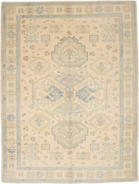 Vintage Hand-Knotted Oriental Rug - 8' 8" x 11' 5" (104" x 137")