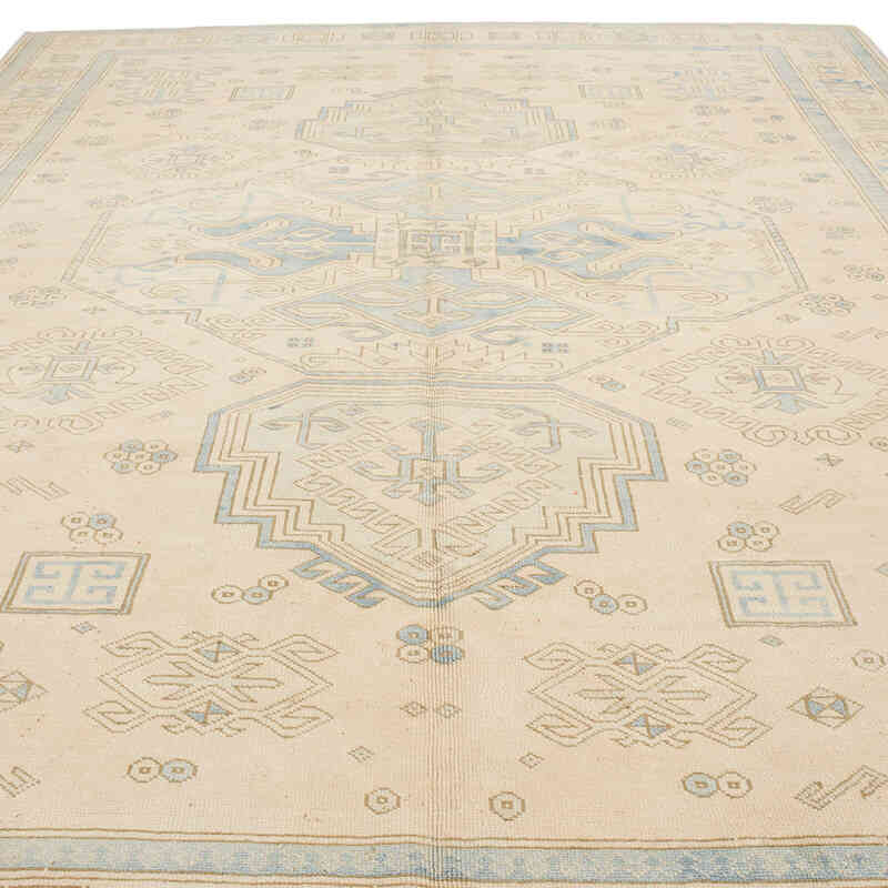 Vintage Hand-Knotted Oriental Rug - 8' 8" x 11' 5" (104" x 137") - K0066948