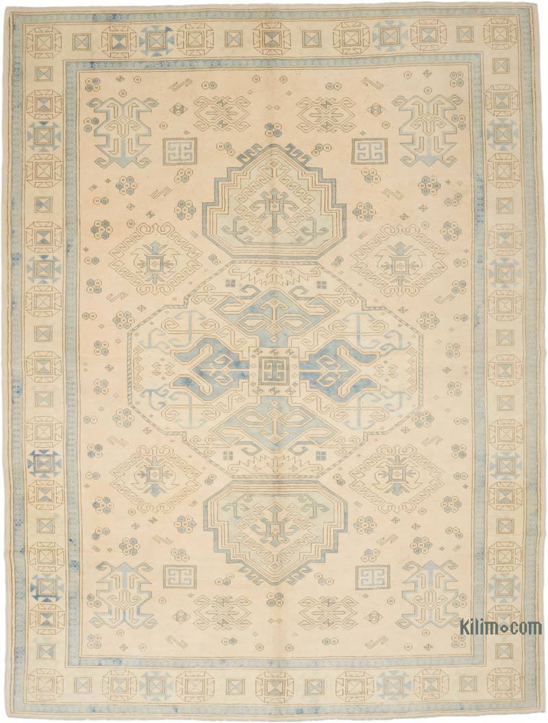 Vintage Hand-Knotted Oriental Rug - 8' 8" x 11' 5" (104" x 137") - K0066948
