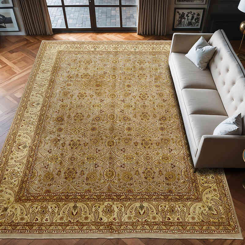 Vintage Hand-Knotted Oriental Rug - 9'  x 12' 9" (108" x 153") - K0066964