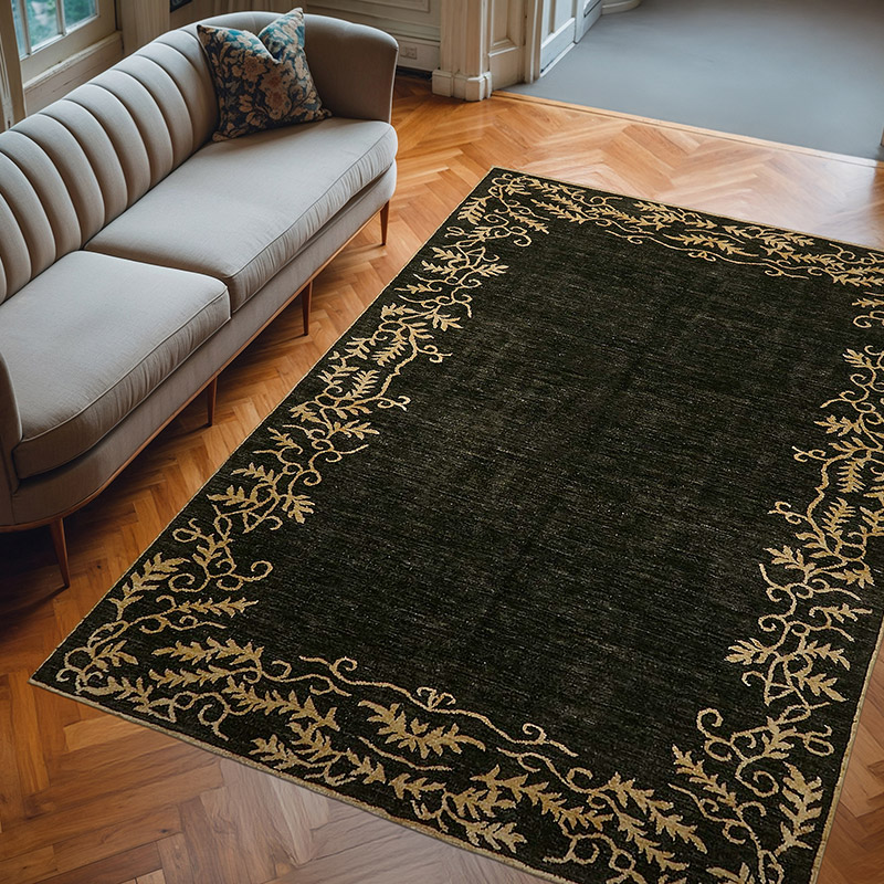 Over-dyed Vintage Hand-Knotted Oriental Rug - 7'  x 9' 9" (84" x 117") - K0066969
