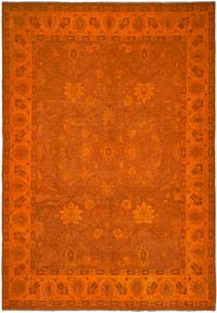 Over-dyed Vintage Hand-Knotted Oriental Rug - 8' 9" x 12' 2" (105" x 146")