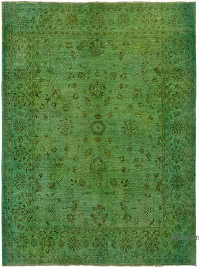 Over-dyed Vintage Hand-Knotted Oriental Rug - 9'  x 11' 7" (108 in. x 139 in.)