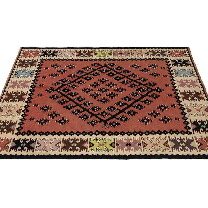 Vintage Sharkoy Kilim Rug - 4' 2" x 4' 9" (50" x 57") - K0067008