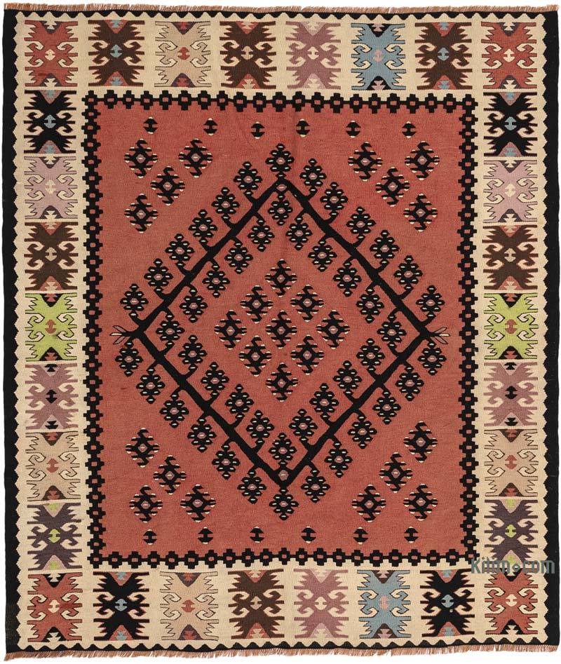 Vintage Sharkoy Kilim Rug - 4' 2" x 4' 9" (50" x 57") - K0067008