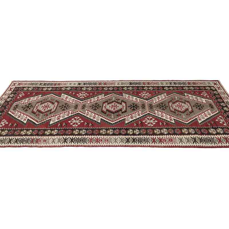 Vintage Adana Kilim Rug - 3' 10" x 8' 9" (46" x 105") - K0067019