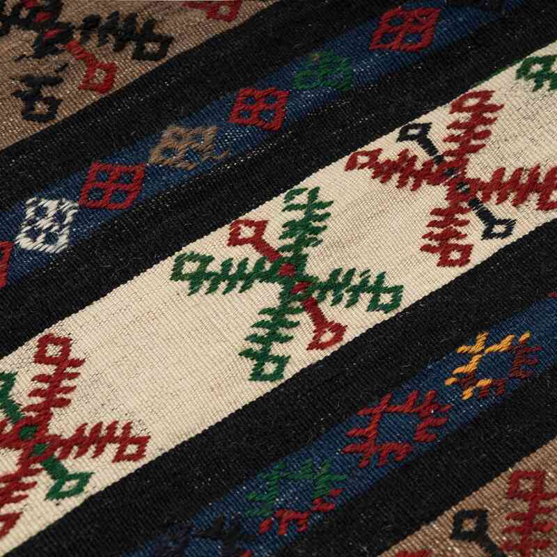 Vintage Malatya Kilim Runner - 2' 6" x 6' 5" (30" x 77") - K0067021