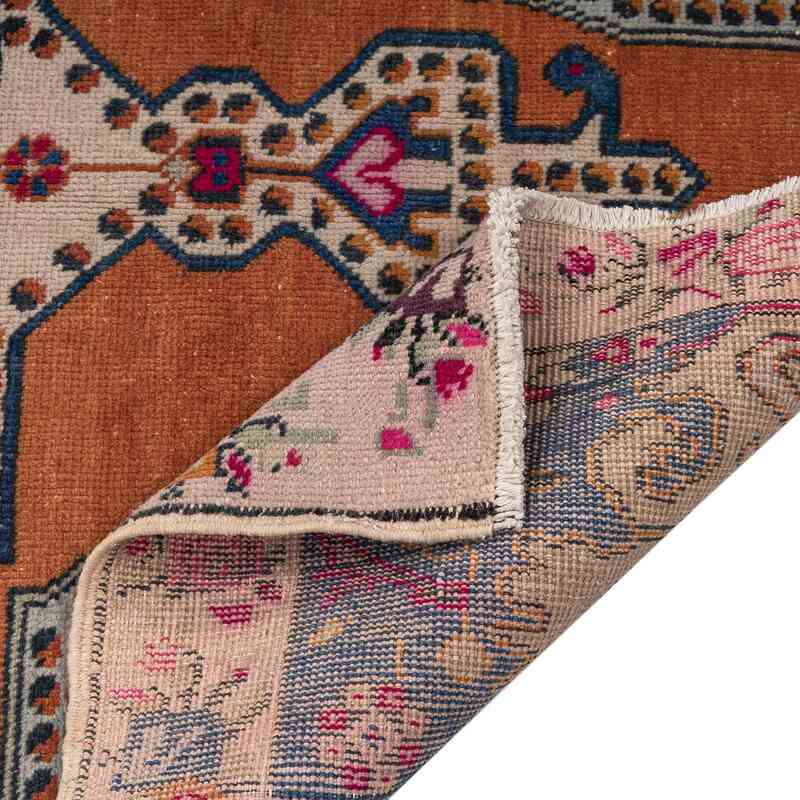 Vintage Turkish Hand-Knotted Rug - 4' 7" x 7' 10" (55" x 94") - K0067027