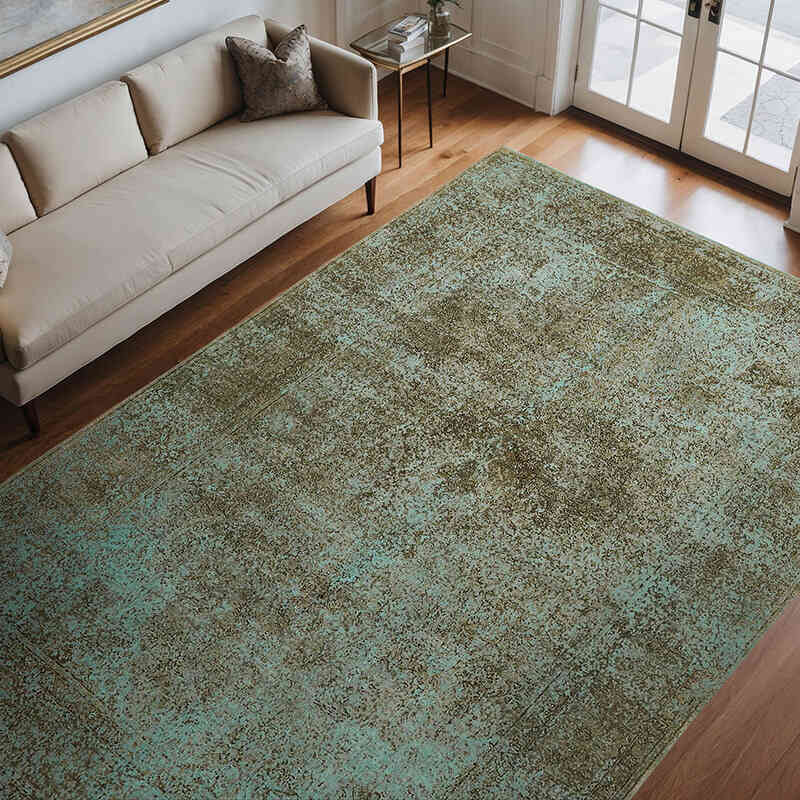 Alfombra Turca Vintage Sobre-teñida - 242 cm x 349 cm - K0067248