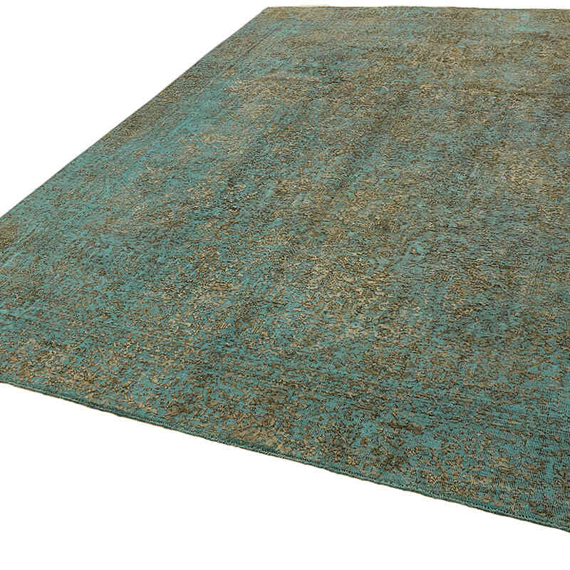 Over-dyed Vintage Hand-Knotted Oriental Rug - 7' 7" x 10' 6" (91" x 126") - K0067251