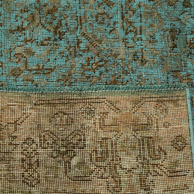 Over-dyed Vintage Hand-Knotted Oriental Rug - 7' 7" x 10' 6" (91" x 126") - K0067251