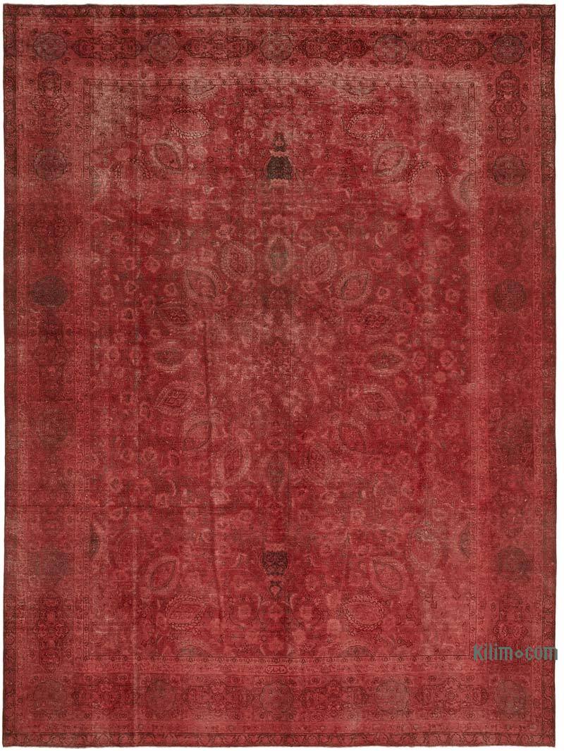 Boyalı El Dokuma Vintage Halı - 280 cm x 385 cm - K0067257