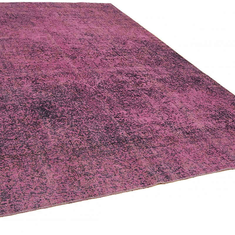Siyah Boyalı El Dokuma Vintage Halı - 284 cm x 380 cm - K0067261