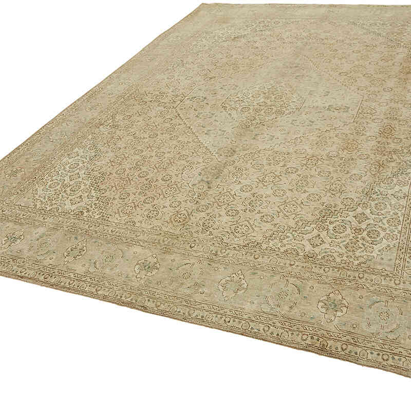 Vintage Hand-Knotted Oriental Rug - 8' 2" x 11' 1" (98" x 133") - K0067271