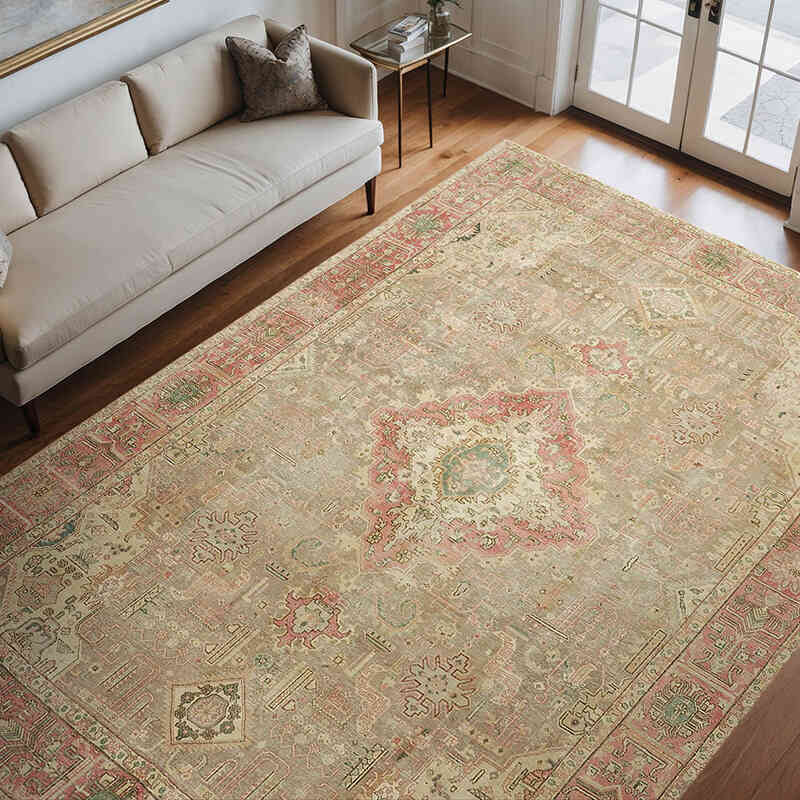 Alfombra Oriental Vintage Anudada a Mano - 245 cm x 340 cm - K0067272