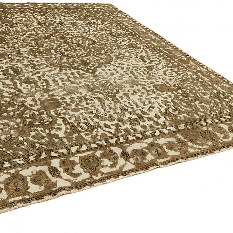 Vintage Hand-Knotted Oriental Rug - 9' 7" x 12' 6" (115" x 150") - K0067304
