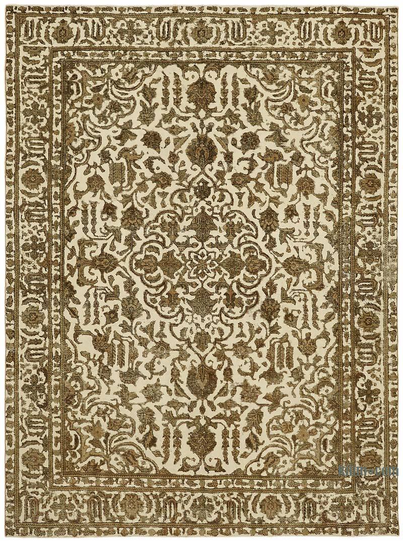 Vintage Hand-Knotted Oriental Rug - 8' 2" x 10' 10" (98" x 130") - K0067306