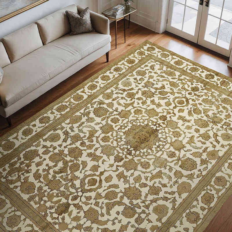 El Dokuma Vintage Halı - 275 cm x 367 cm - K0067307