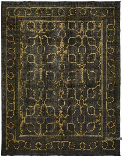 Over-dyed Vintage Hand-Knotted Oriental Rug - 9' 10" x 12' 4" (118 in. x 148 in.)