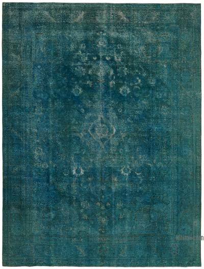 Over-dyed Vintage Hand-Knotted Oriental Rug - 9' 9" x 12' 10" (117 in. x 154 in.)