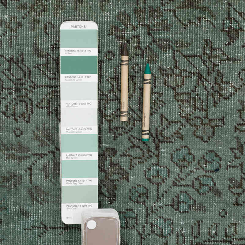 Alfombra Turca Vintage Sobre-teñida - 240 cm x 345 cm - K0067311