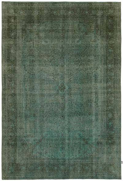 Over-dyed Vintage Hand-Knotted Oriental Rug - 7' 10" x 11' 5" (94 in. x 137 in.)