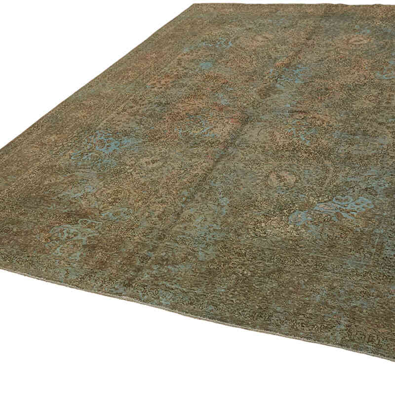 Boyalı El Dokuma Vintage Halı - 243 cm x 342 cm - K0067315