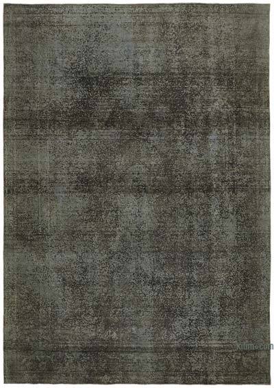 Boyalı El Dokuma Vintage Halı - 241 cm x 341 cm