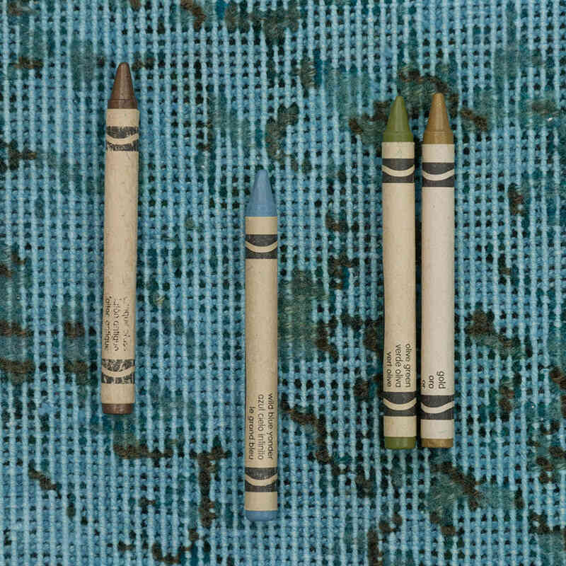 Boyalı El Dokuma Vintage Halı - 284 cm x 372 cm - K0067318