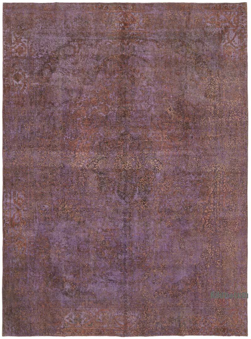 Boyalı El Dokuma Vintage Halı - 295 cm x 387 cm - K0067323